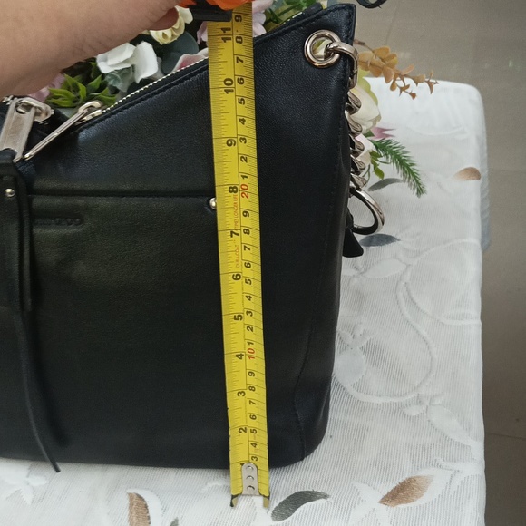 Authentic Jimmy Choo Raven Bag Black Nappa Leather - Picture 7 of 15